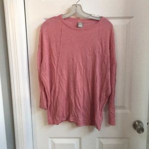 Size medium pink lightweight sweater